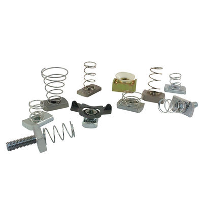Unistrut Carré Noix de canal 12 mm d'acier au carbone
